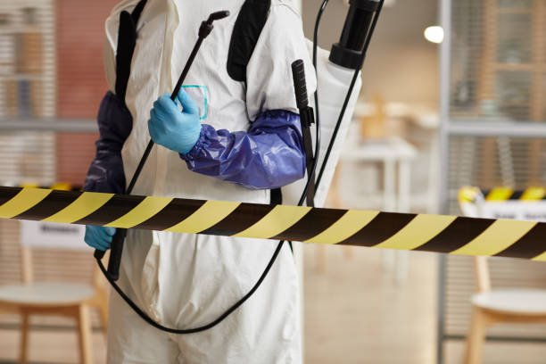 Professional Biohazard Cleanup technician working in Wilmont, MN